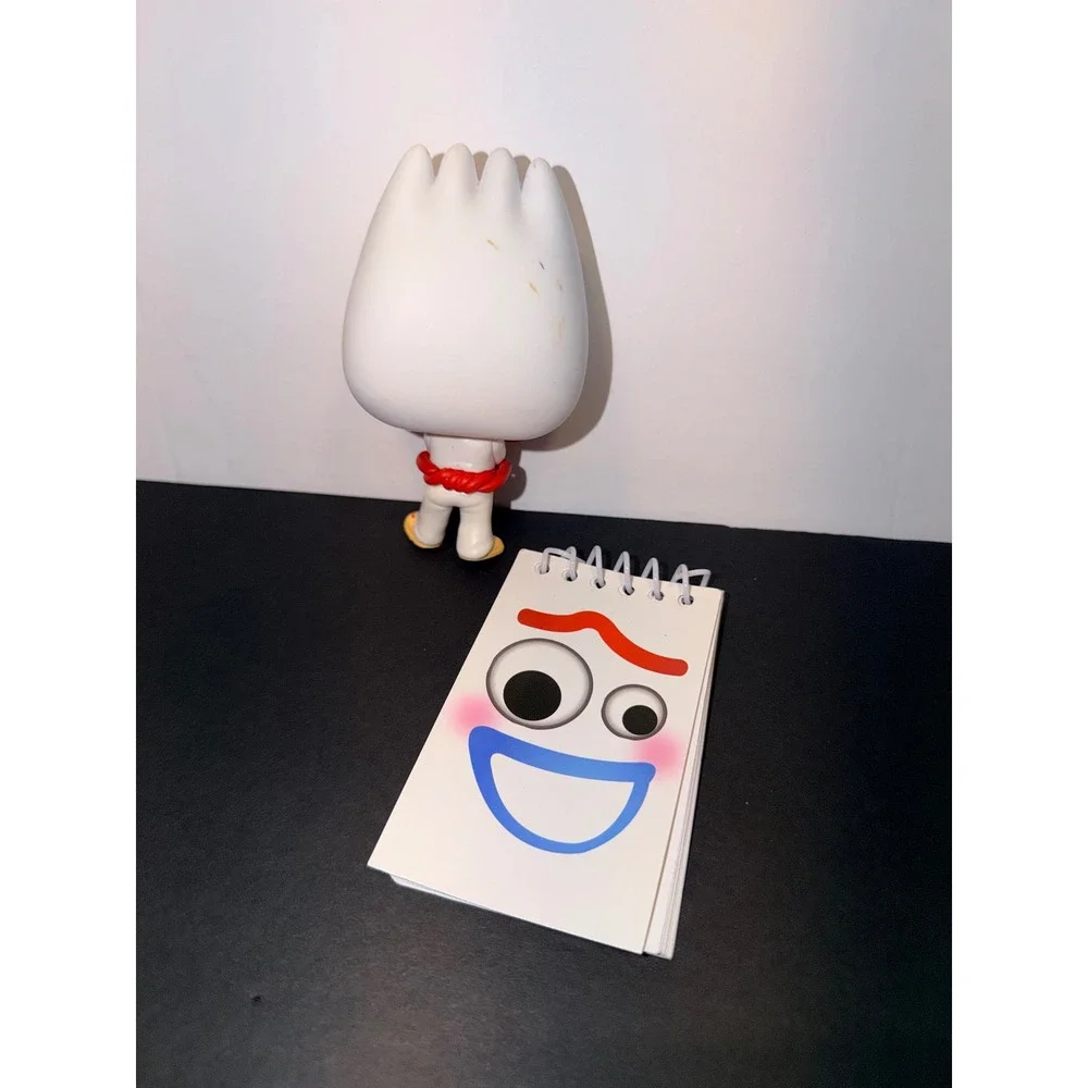 Funko Pop Toy Story 4 Duke Caboom as Forky Vinyl Figure with Mini Notepad